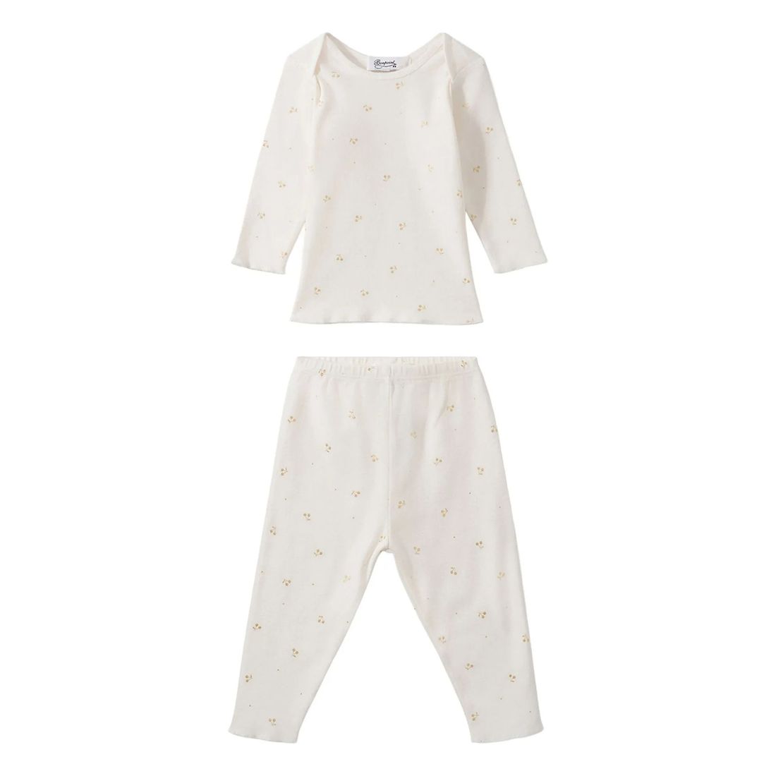Bonpoint - Brassière + Legging Coton Bio Cerises (Bonpoint) - Image 1