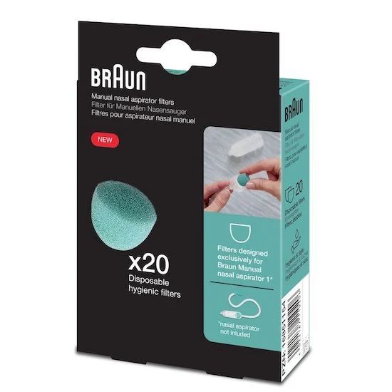 Filtres pour le mouche-bébé manuel (Braun) - Couverture