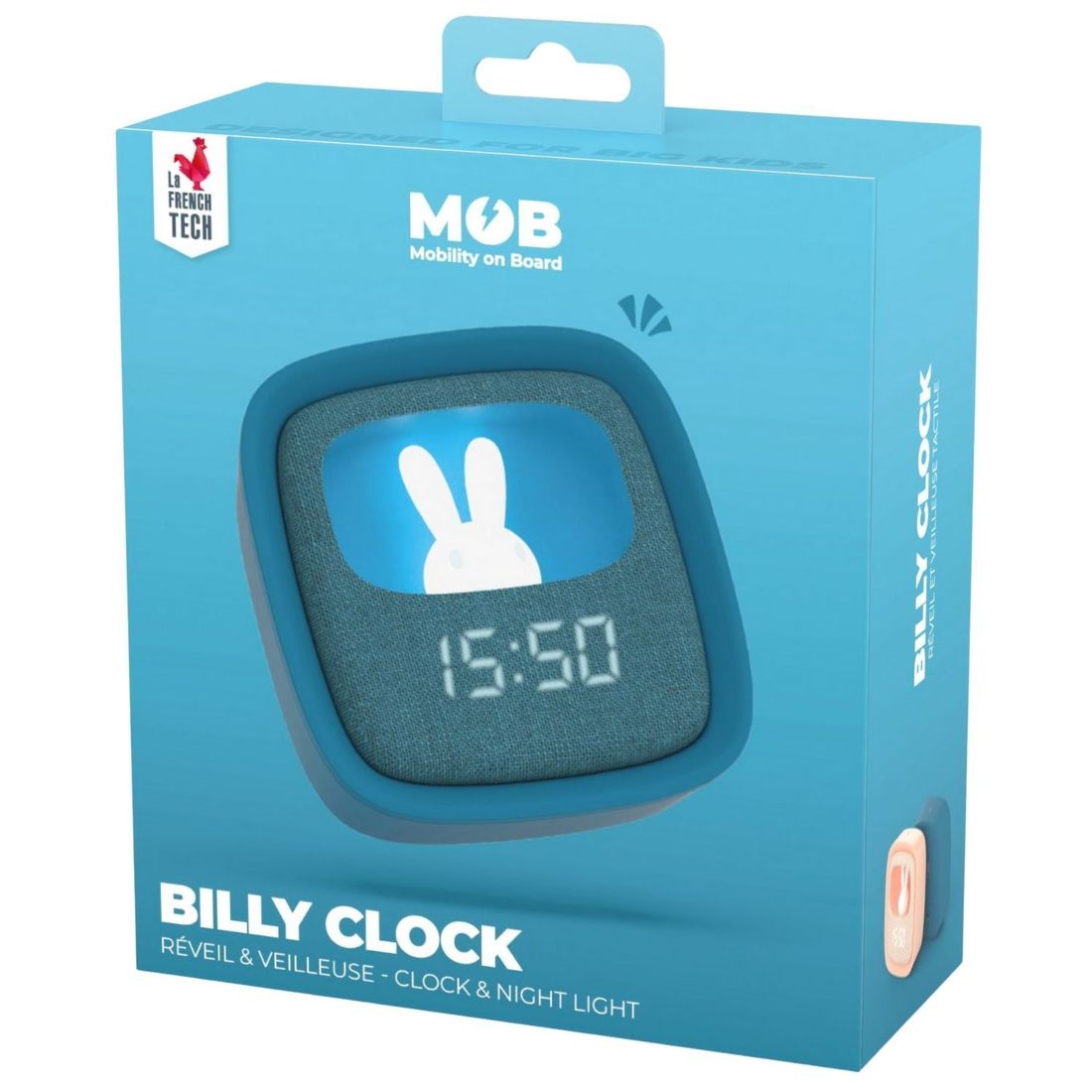 Réveil 2 en 1 Billy Clock Night Blue (MOB) - Image 7