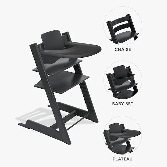 Tripp Trapp® Pack Chaise haute + Baby Set + Plateau (Stokke) - Couverture