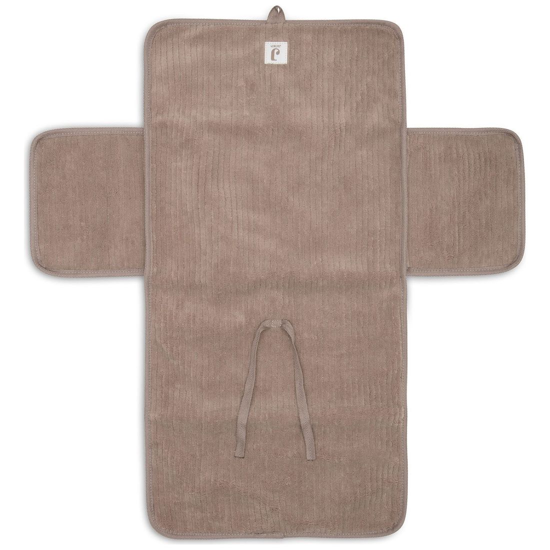 Tapis à langer nomade Cloudy Rib Milky Coffee (Jollein) - Image 6