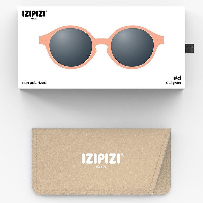 Lunettes de Soleil Baby #D 0/3 Ans - Apricot (IZIPIZI) - Image 5