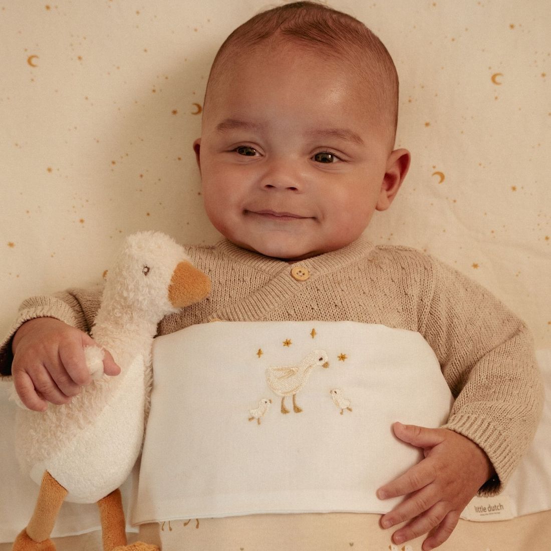 Peluche Oie Newborn (17 cm) (Little Dutch) - Image 3