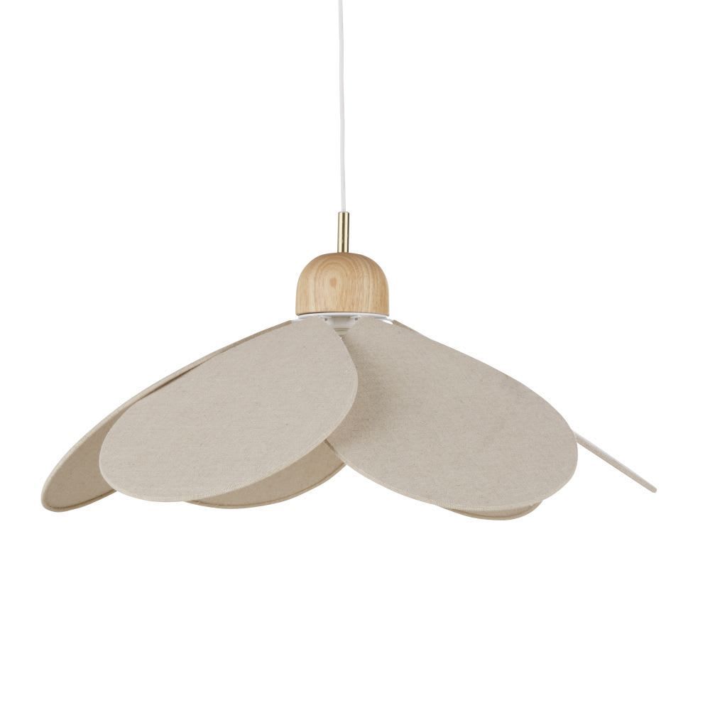 Suspension pétales de fleur beige (Maisons du Monde) - Image 1