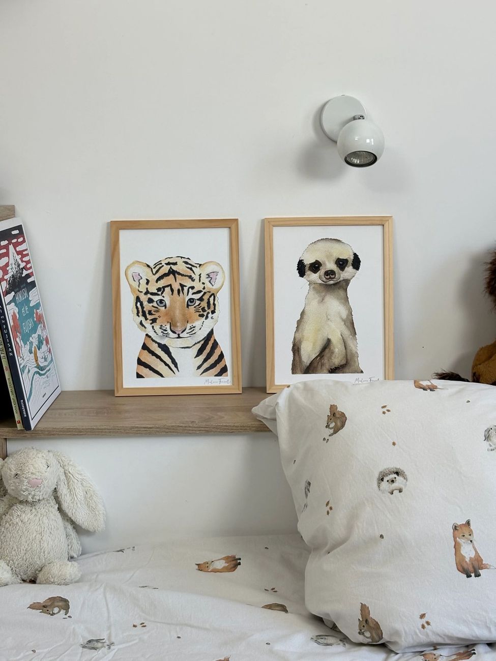 Affiche bébé tigre Charly aquarelle – Poster animal pour chambre bébé et enfant (Les Aquarelles de Marlène) - Image 7