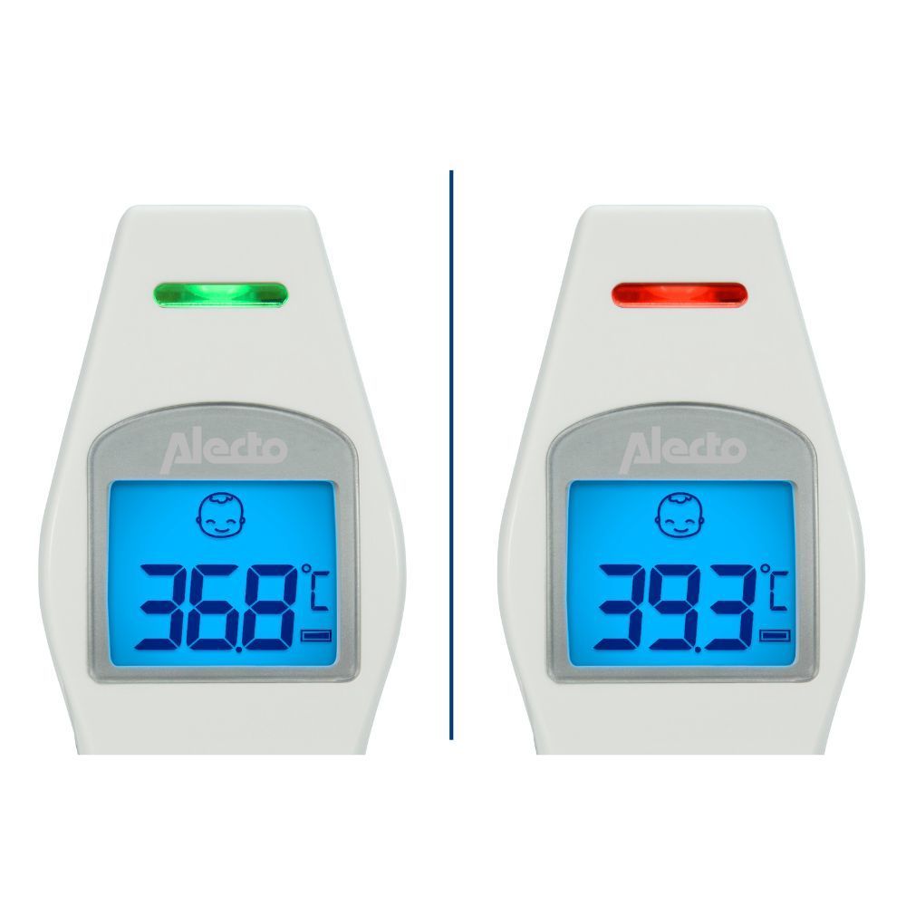 Thermomètre frontal infrarouge blanc (Alecto) - Image 4
