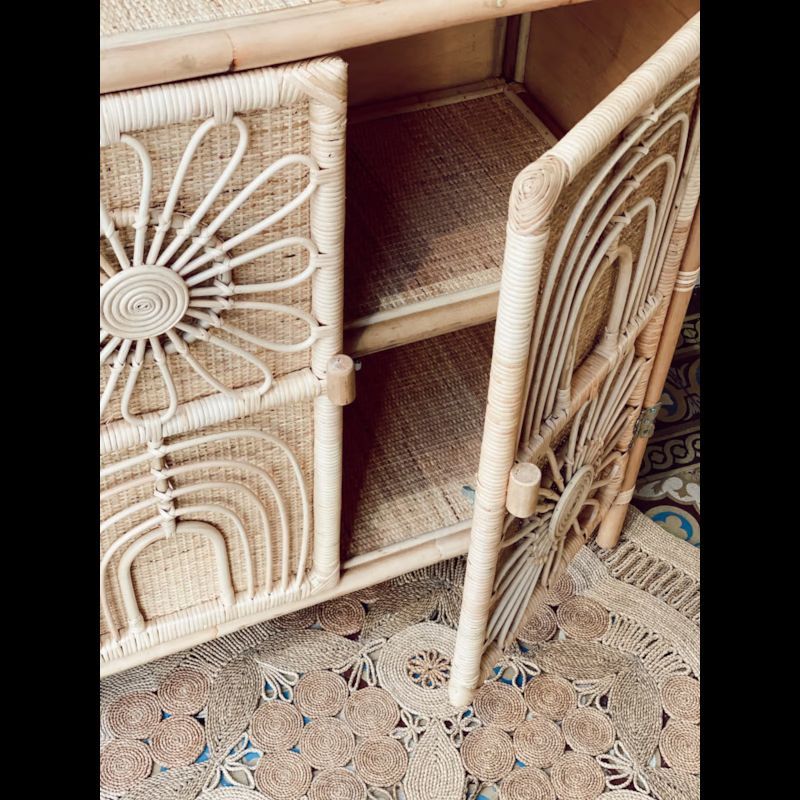 Buffet en rotin sunshine (Terracotta) - Image 1