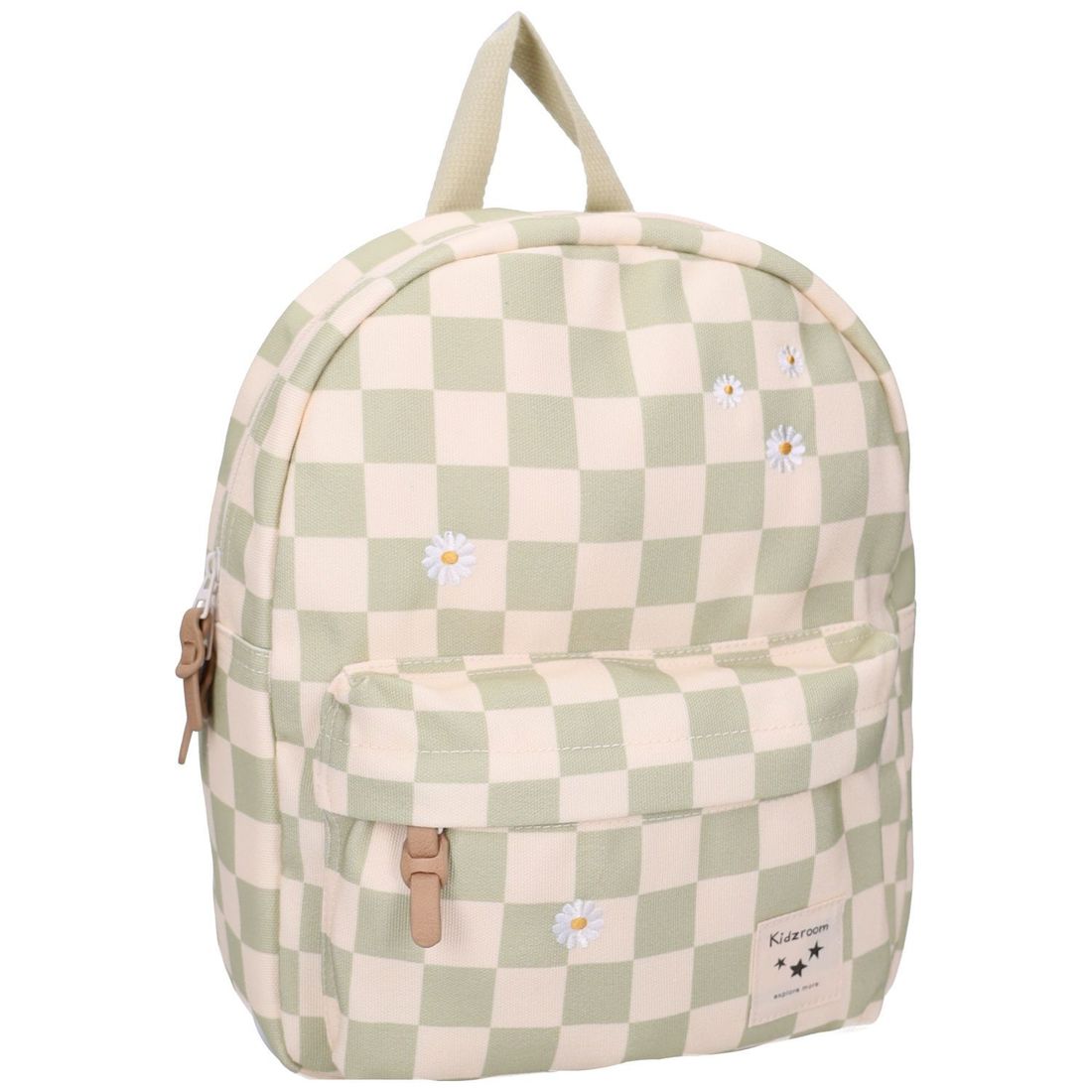 Sac à dos enfant Nostalgia Pâquerettes beige et vert (31 cm) (Kidzroom) - Couverture