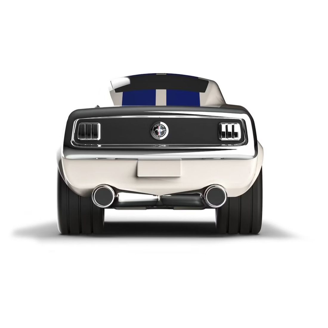 Voiture Miniature Enfant Ford Mustang Blanc (Baghera) - Image 1