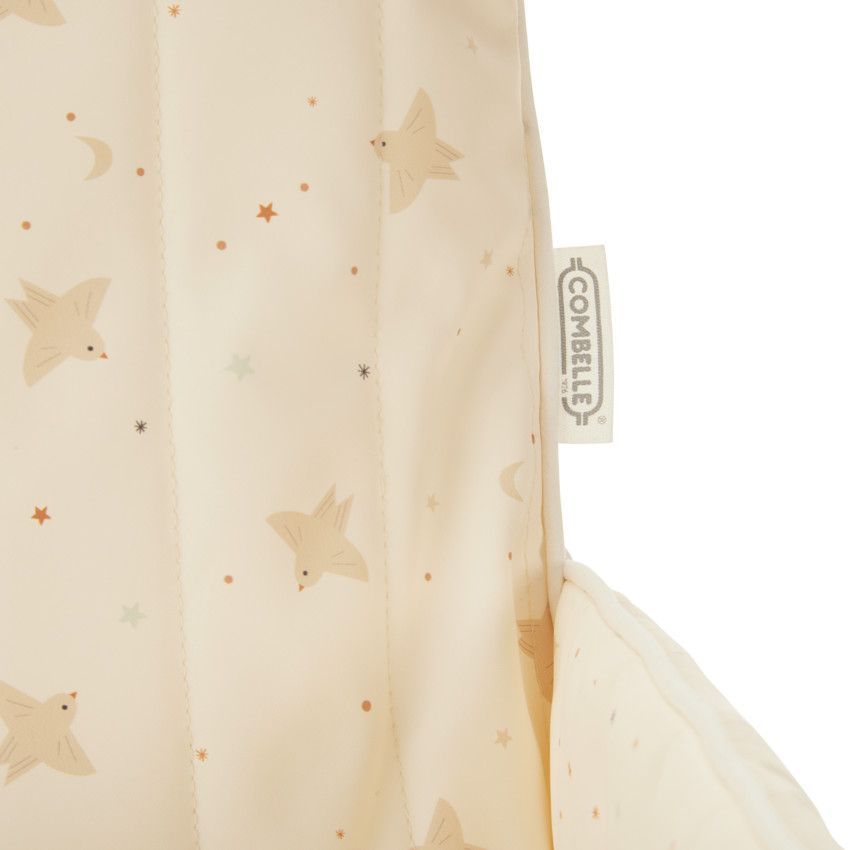 Coussin de chaise haute imperméable Douce Hirondelle écru - Ecru (Combelle) - Image 2
