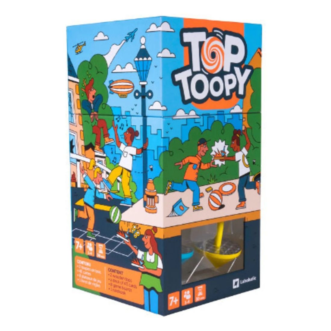 Laboludic - Jeu de toupies Top Toopy (Laboludic) - Couverture