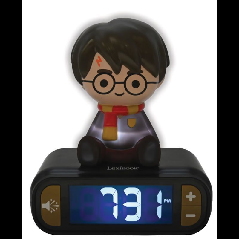 Réveil avec veilleuse harry potter en 3d (Lexibook) - Couverture