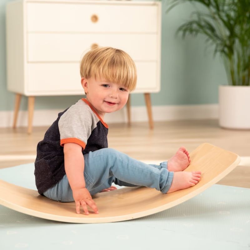 Planche d'équilibre montessori en bois fsc® pour enfant dès 1 an (Active Tots) - Image 3
