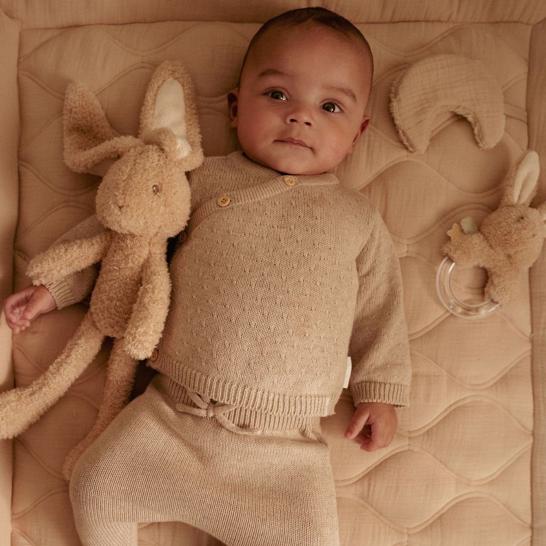 Peluche Lapin Newborn (32 cm) (Little Dutch) - Image 4