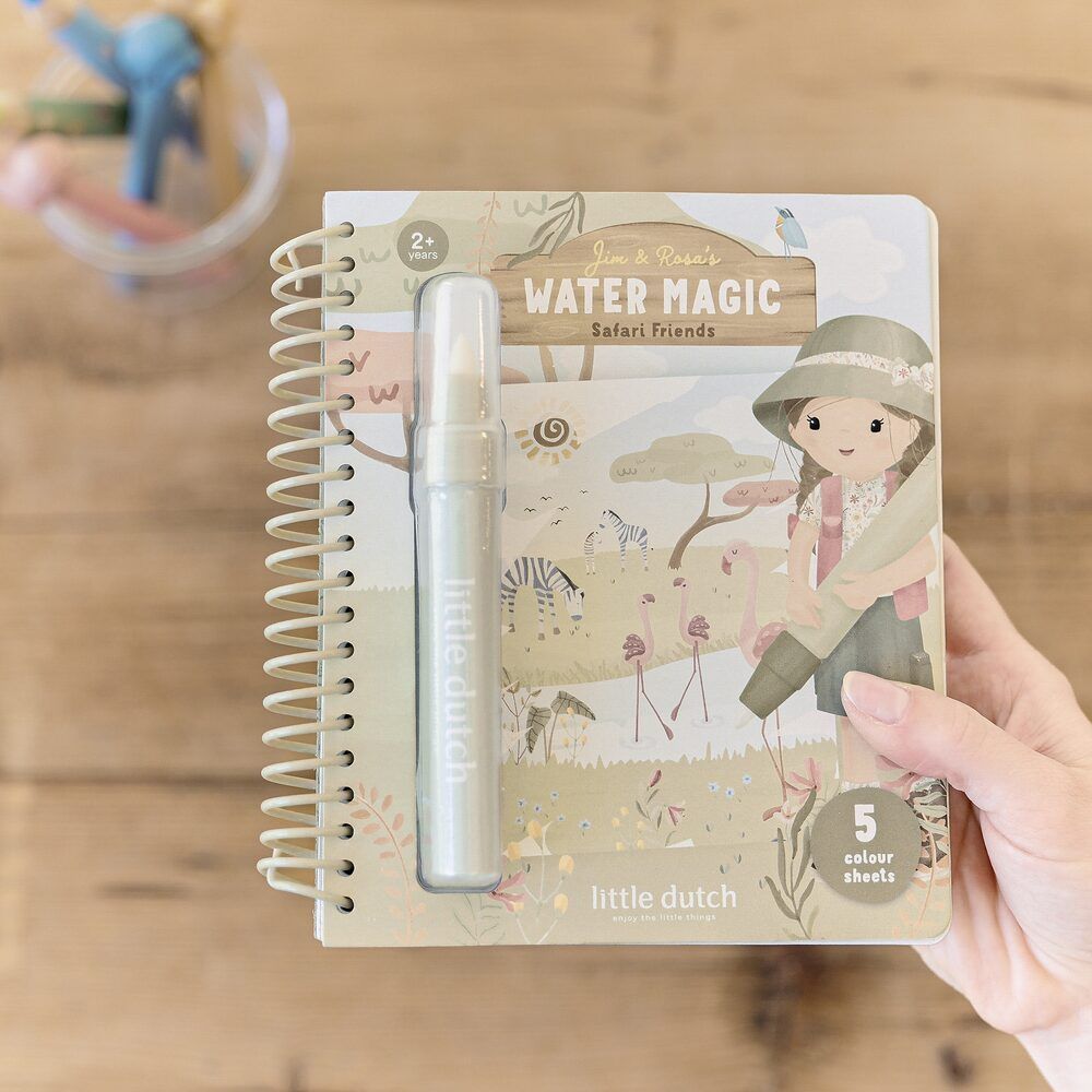 Safari Friends Livre de coloriage à l'eau (Little Dutch) - Image 4