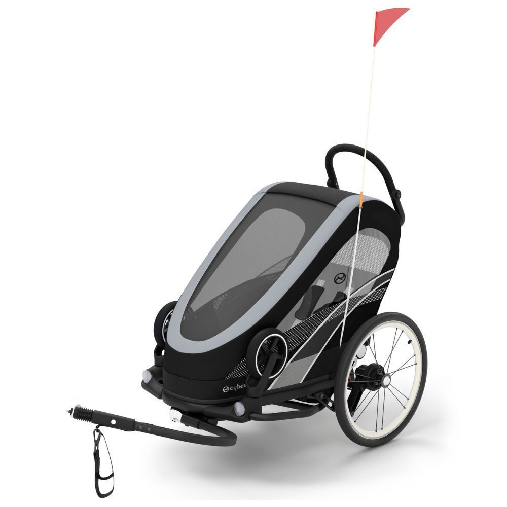Poussette remorque à vélo Zeno Bike All Black (Cybex) - Couverture