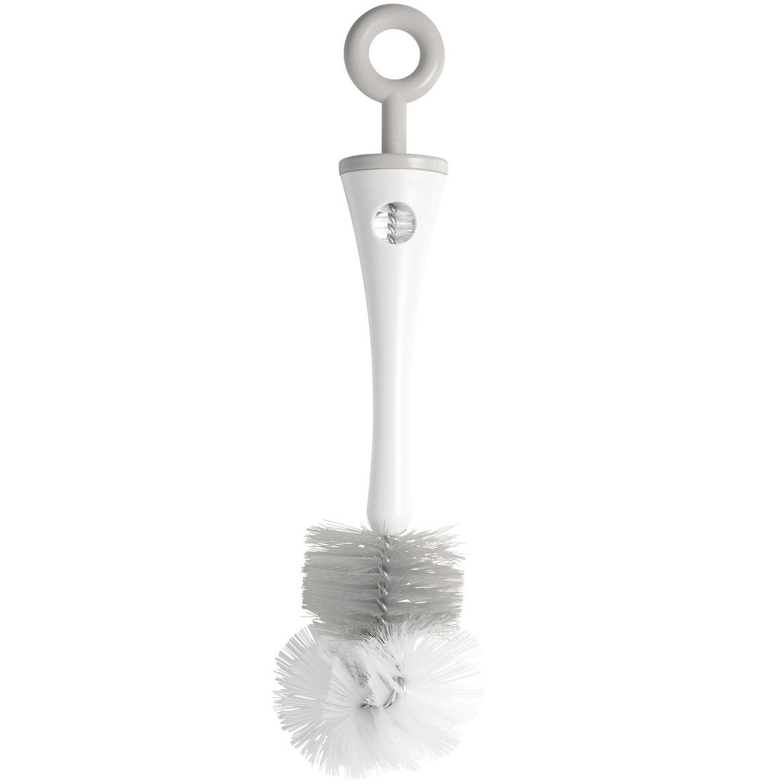 Goupillon pour biberon 2 en 1 gris (Béaba) - Image 1