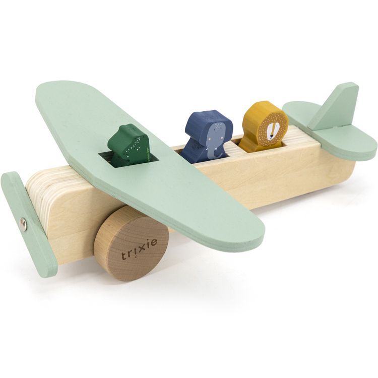 Avion des animaux en bois (Trixie) - Image 7