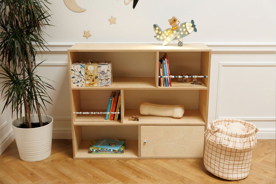 - Maxi Panier de Rangement - Vichy Caramel - Camel (Mon Lit Cabane) - Image 3