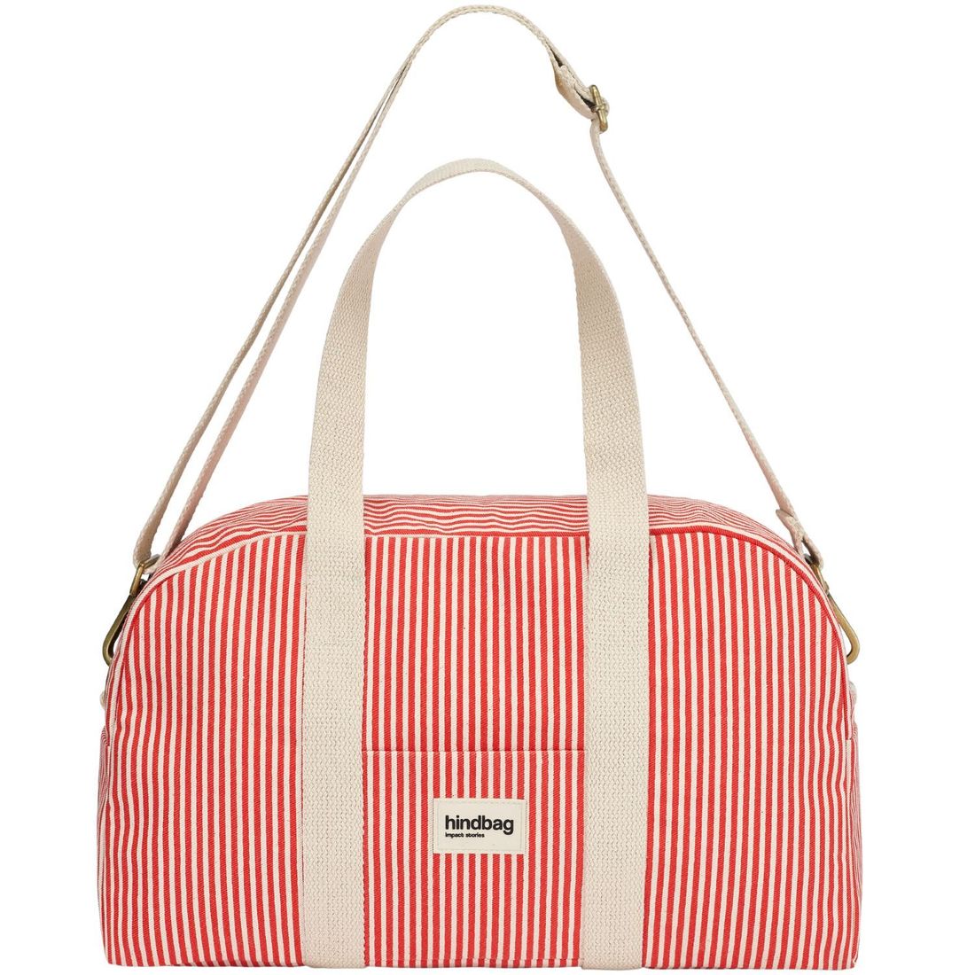Sac à langer Charlie Rayures Fines Rouge (Hindbag) - Couverture