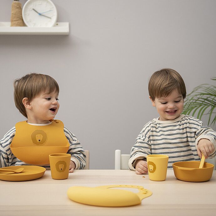 Lot de 2 Bavoirs en Silicone - Mr. Lion (Trixie) - Image 2