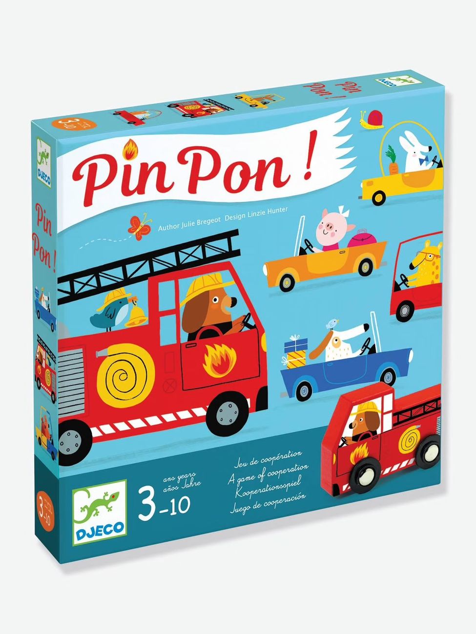 Jeu PinPon bleu (Djeco) - Couverture