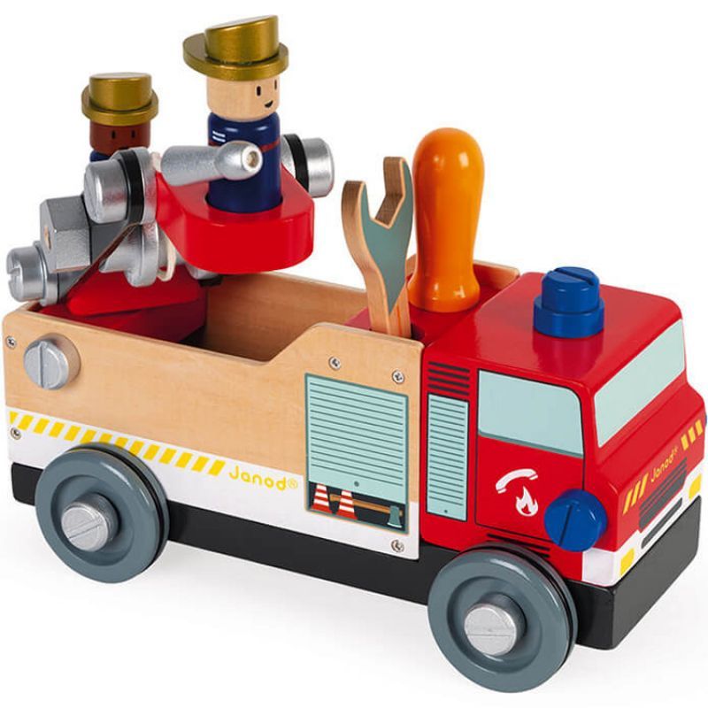 Camion de pompiers Brico'Kids (Janod) - Image 1