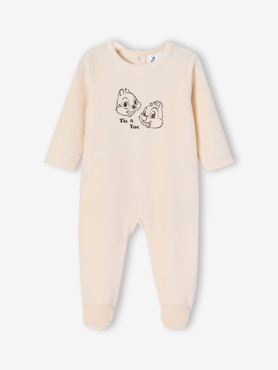 Lot de 2 pyjamas bébé Disney Tic et Tac beige (Disney Animals) - Image 1