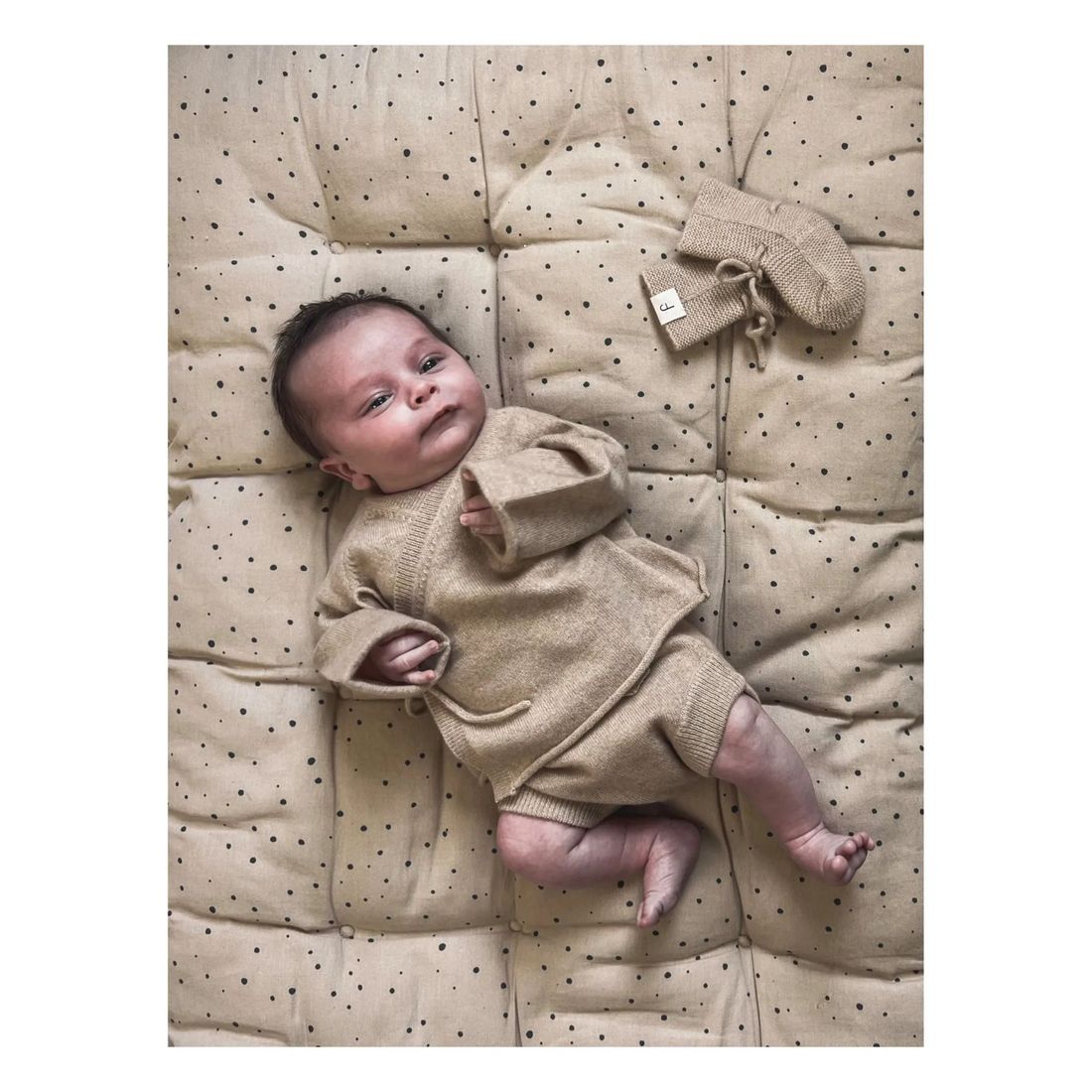 My Little Freckle - Set Bloomer + Cardigan Cache-Cœur Cachemire Bio (My Little Freckle) - Image 1