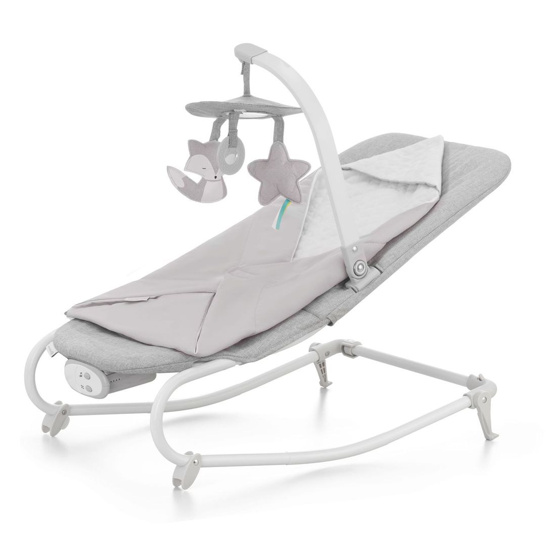 Balancelle Transat Bébé FELIO 2 gris (Kinderkraft) - Couverture