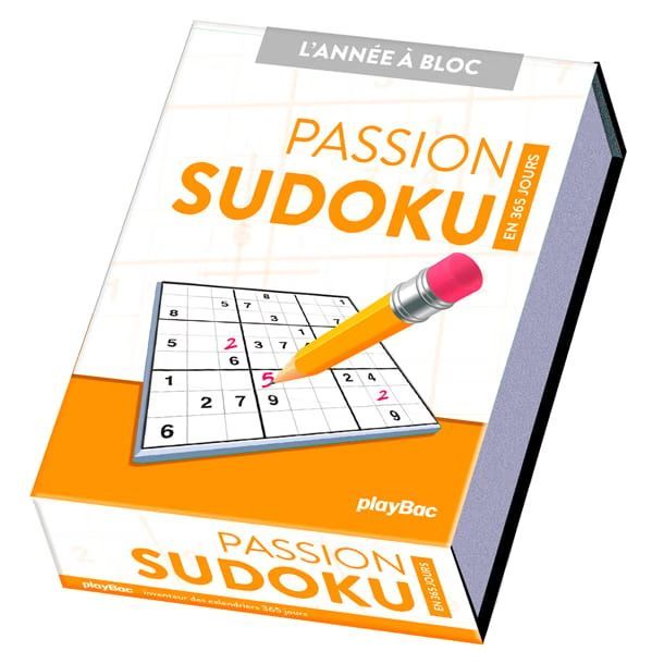 L'année à bloc : passion Sudoku (Éditions Playbac) - Couverture