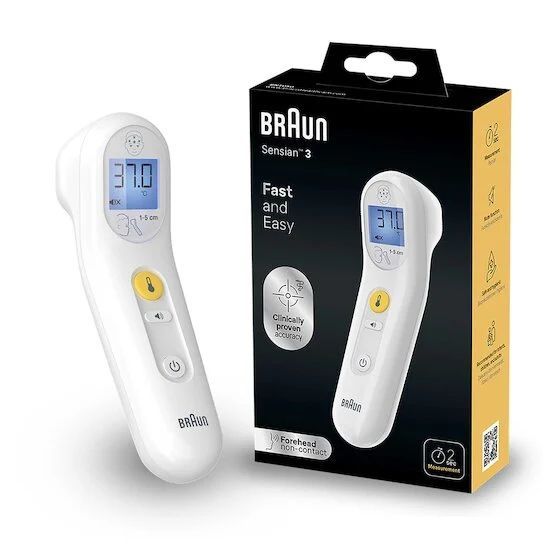 Thermomètre Frontal Sensian 3 (Braun) - Couverture