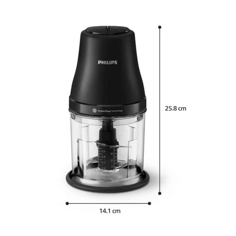 Philips mini hachoir bol 0.7l 450w noir (Philips) - Image 1