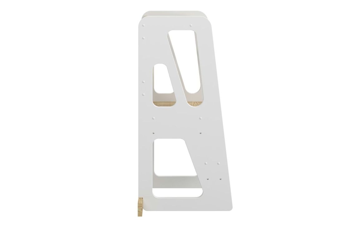 - Tour d'Apprentissage Montessori Kitchen Helper - Bois Naturel et Blanc - list: Blanc|Bois Laqué (Mon Lit Cabane) - Image 7