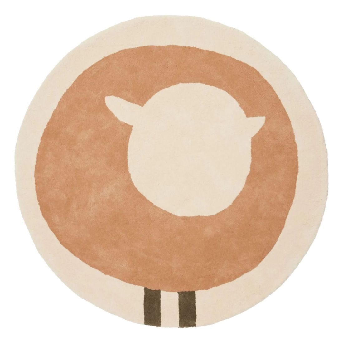 Bleuu-studio - Tapis rond Mouton (Bleuu Studio) - Image 1