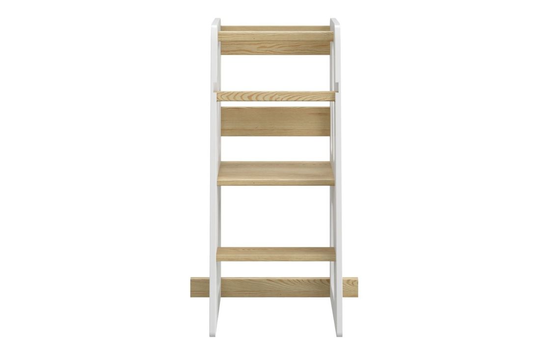 - Tour d'Apprentissage Montessori Kitchen Helper - Bois Naturel et Blanc - list: Blanc|Bois Laqué (Mon Lit Cabane) - Image 5