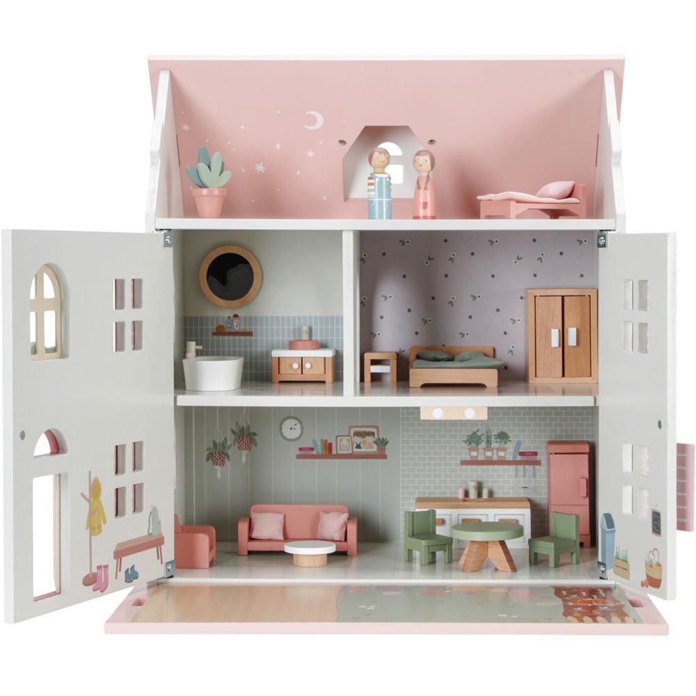Maison de poupée moyenne en bois (Little Dutch) - Image 9