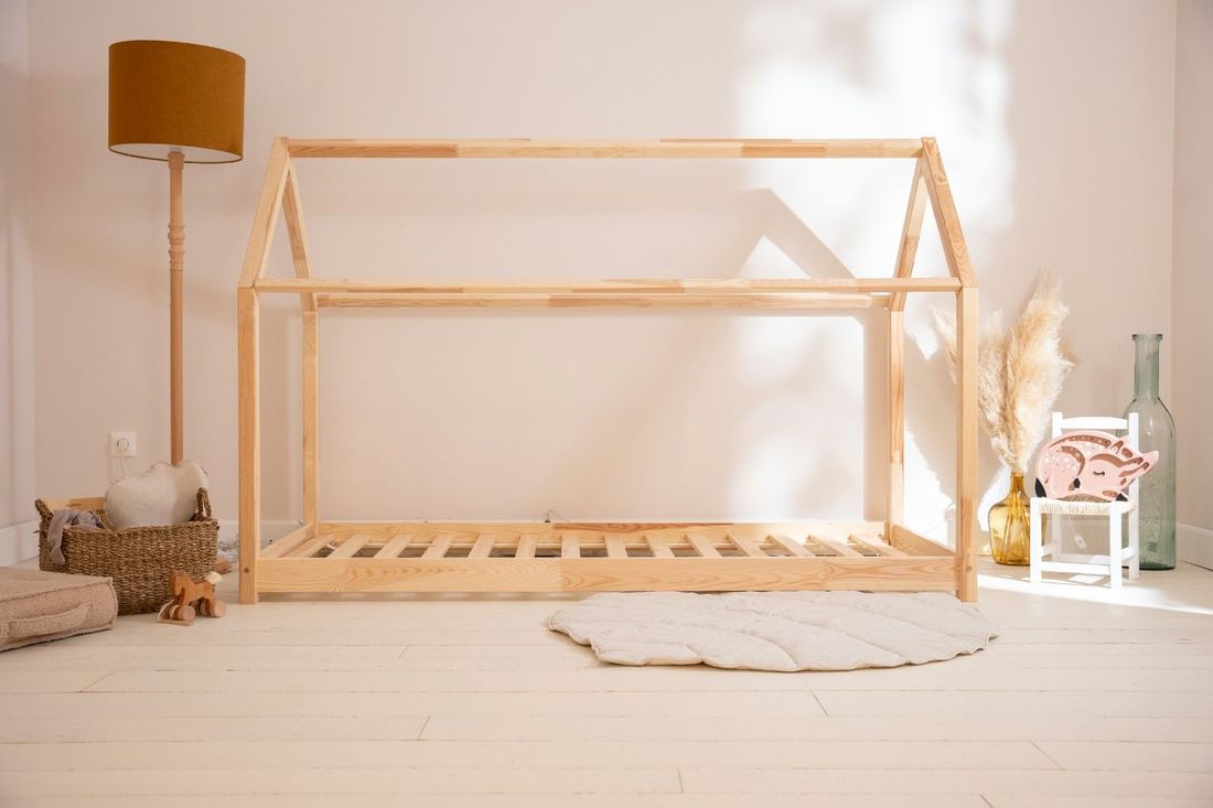 - Lit Cabane K 90x190 cm - Bois Naturel (Mon Lit Cabane) - Image 17