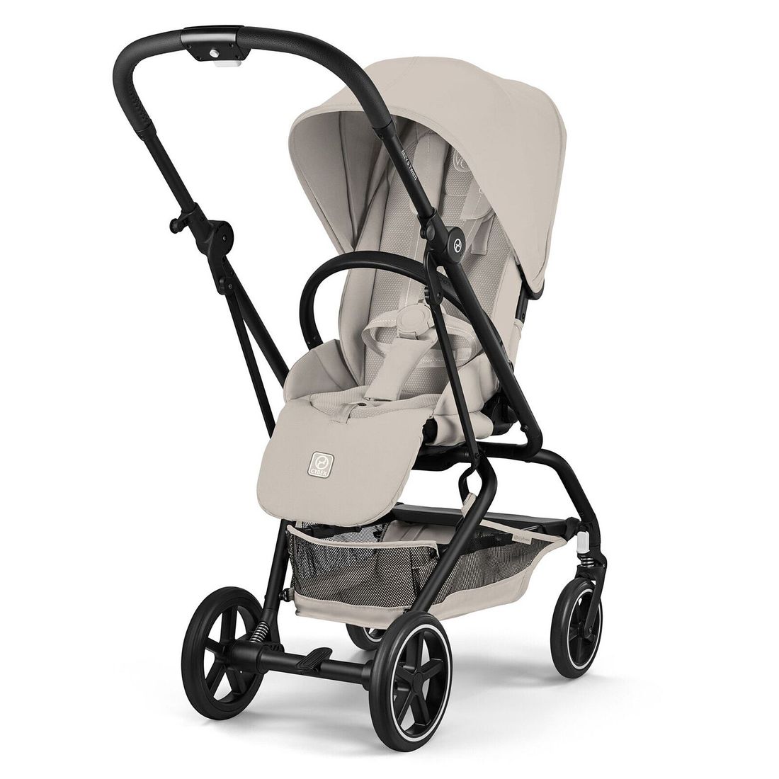 Poussette Compacte Eezy S Twist+2 Châssis Black - Dune Grey (Cybex) - Image 1