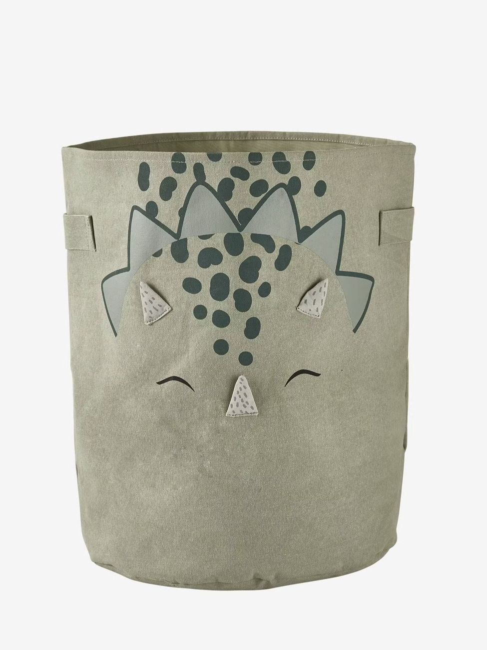 Panier de rangement XL Dinosaure kaki (Vertbaudet) - Image 3