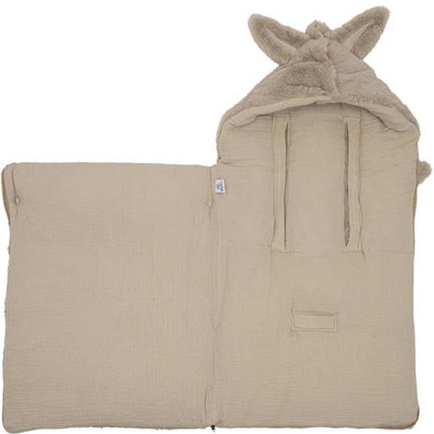 Nid d'ange fausse fourrure Angora Beige - 0/6 mois - Beige (Bb&Co) - Image 1
