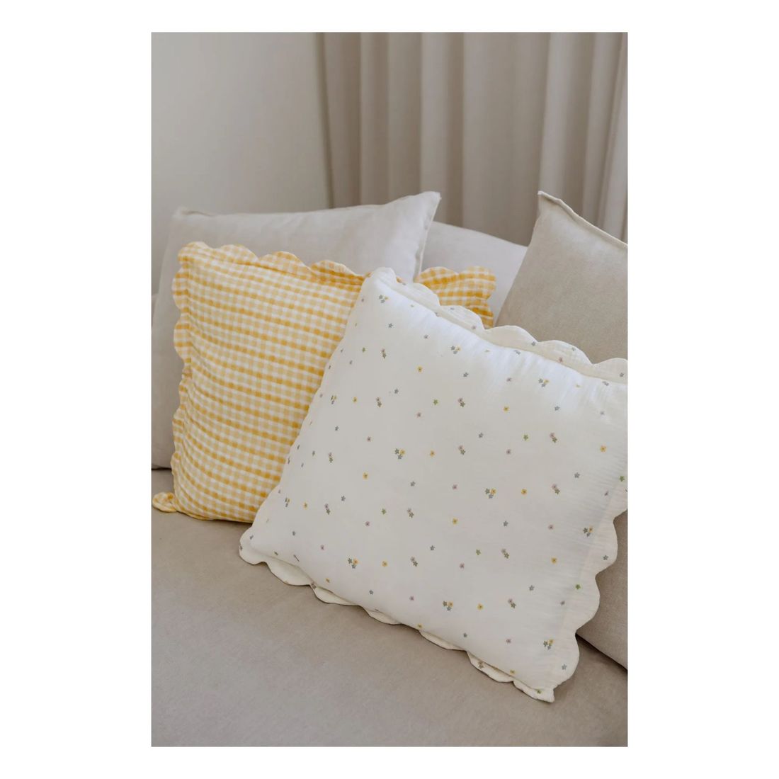 Soft Spot - Taies d'oreiller Daisies en coton bio - Set de 2 (Soft Spot) - Couverture