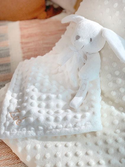Le lapinou, doudou & attache tétine (Maison Pioline) - Image 2
