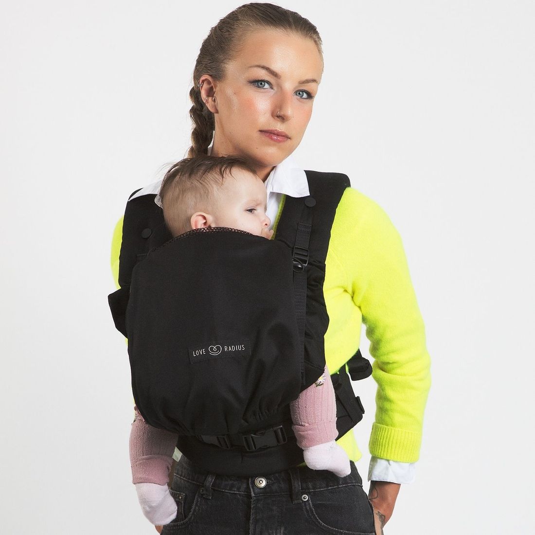 Porte bébé PhysioCarrier V2 Noir (Love Radius) - Image 6
