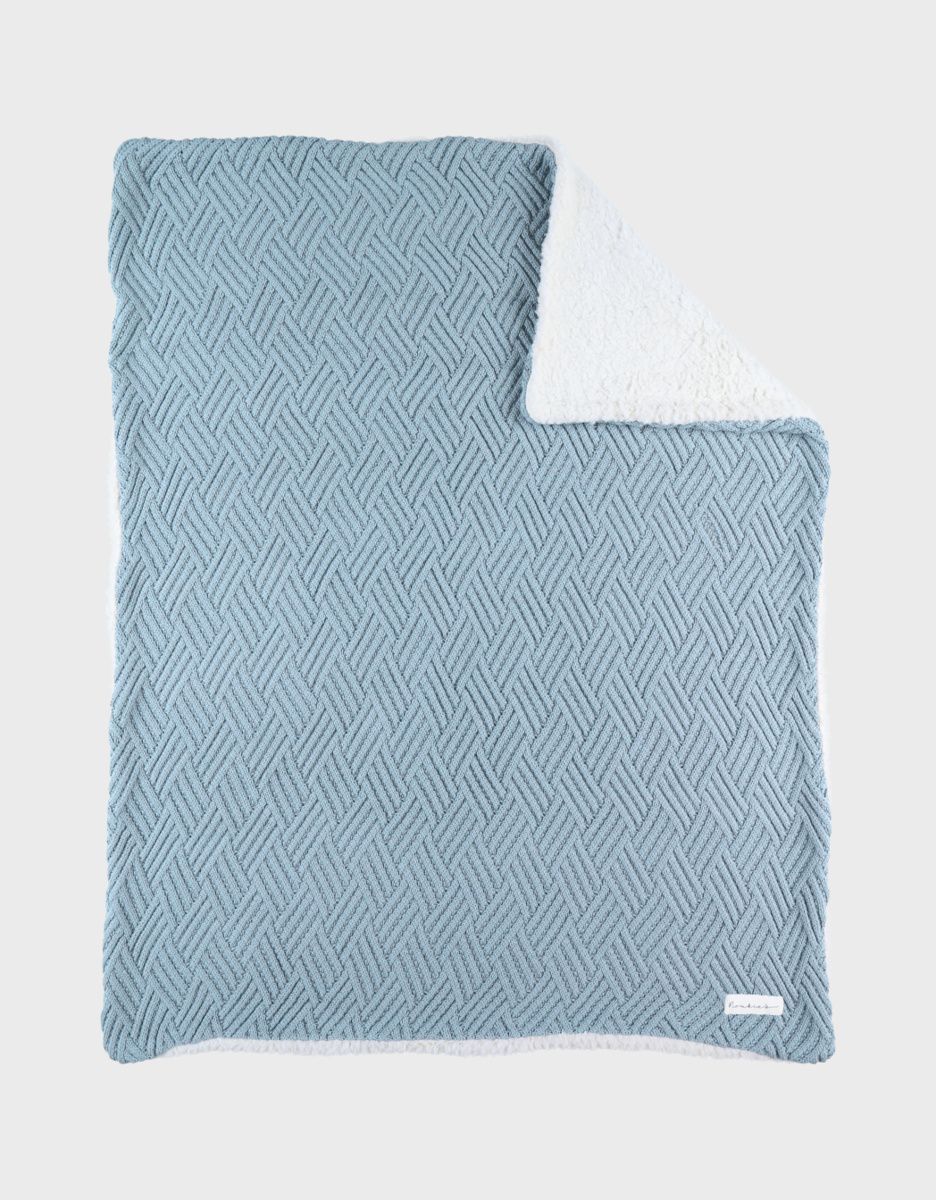 Couverture 75x100cm, Coton BIO/Sherpa (Noukie's) - Couverture