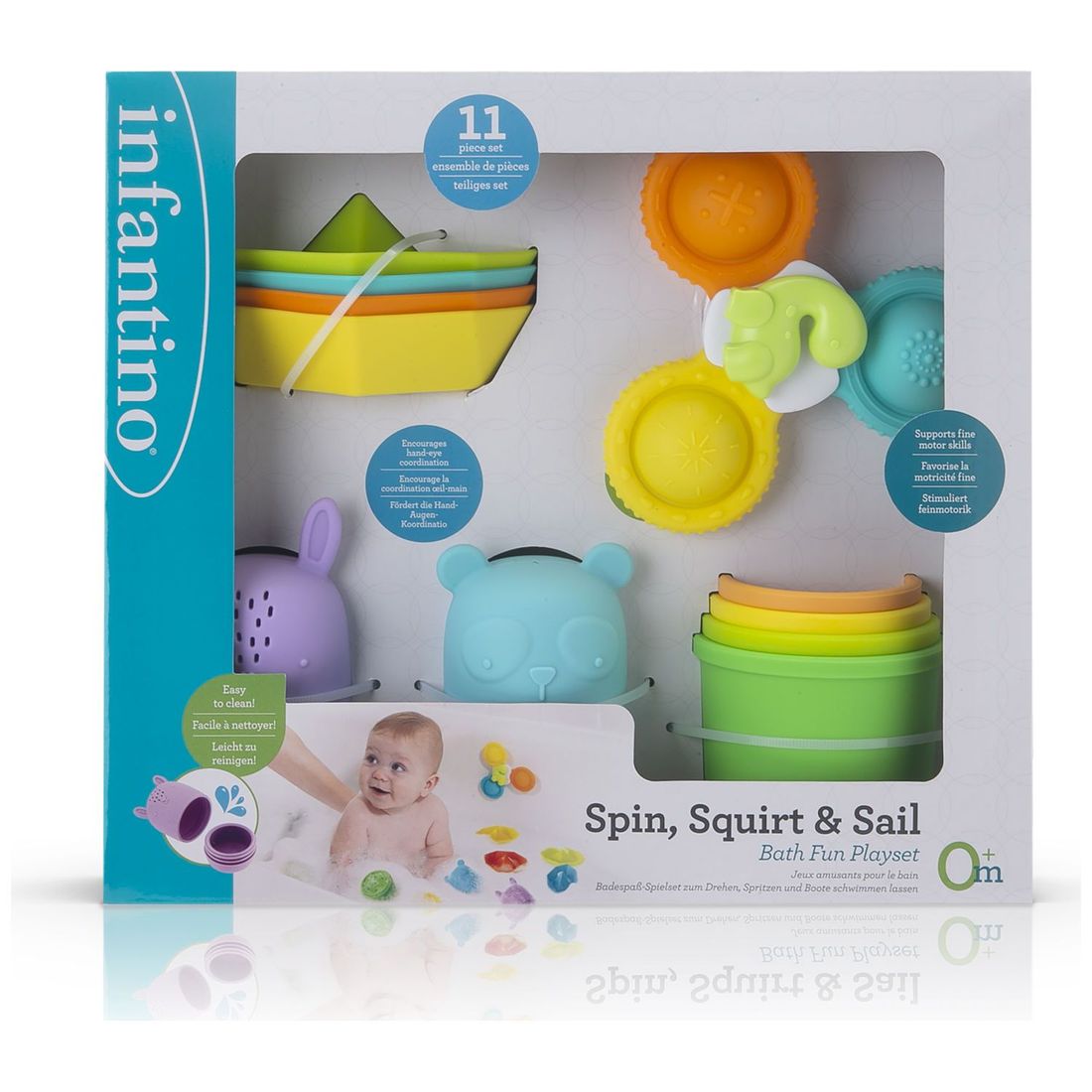 Coffret de bain en silicone (Infantino) - Image 5