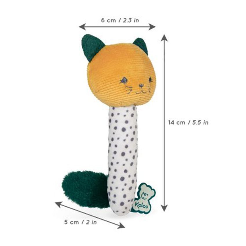 Stimuli hochet Ma maracas - Chat - Jaune (Kaloo) - Image 4