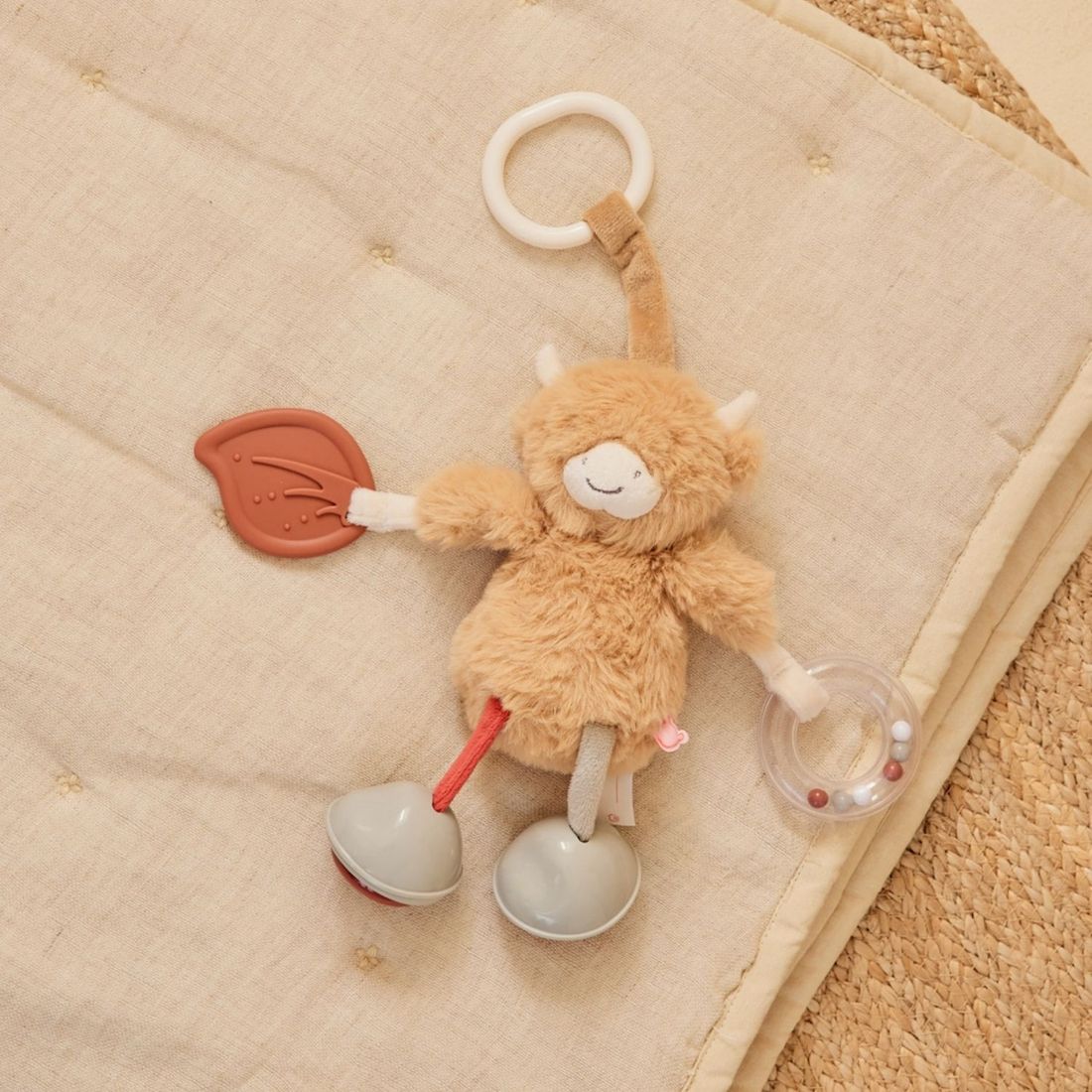 Peluche d’activité de voyage Fluffy Cow (Noukie's) - Image 4