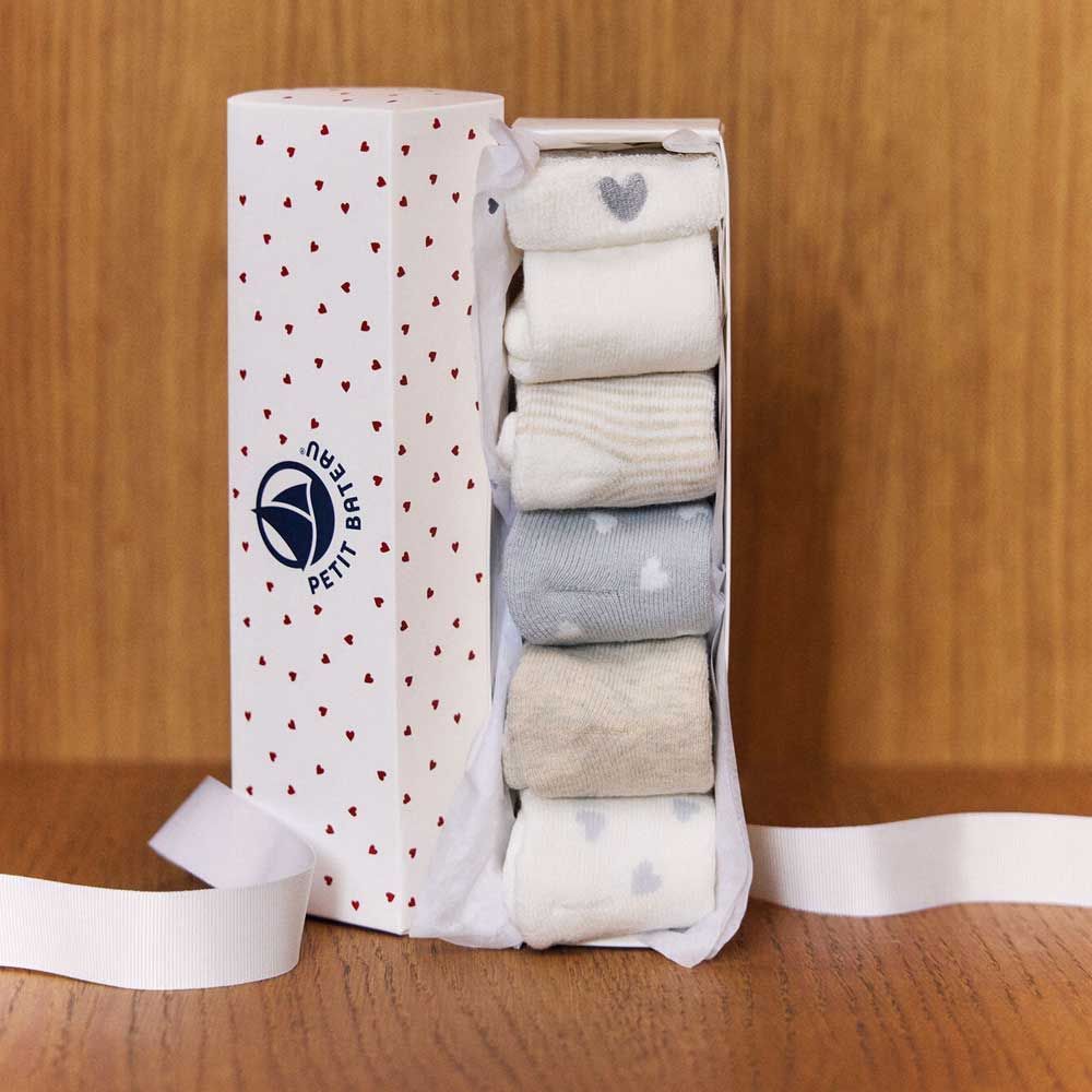 Lot de 5 Paires Chaussettes naissance (Petit Bateau) - Image 1