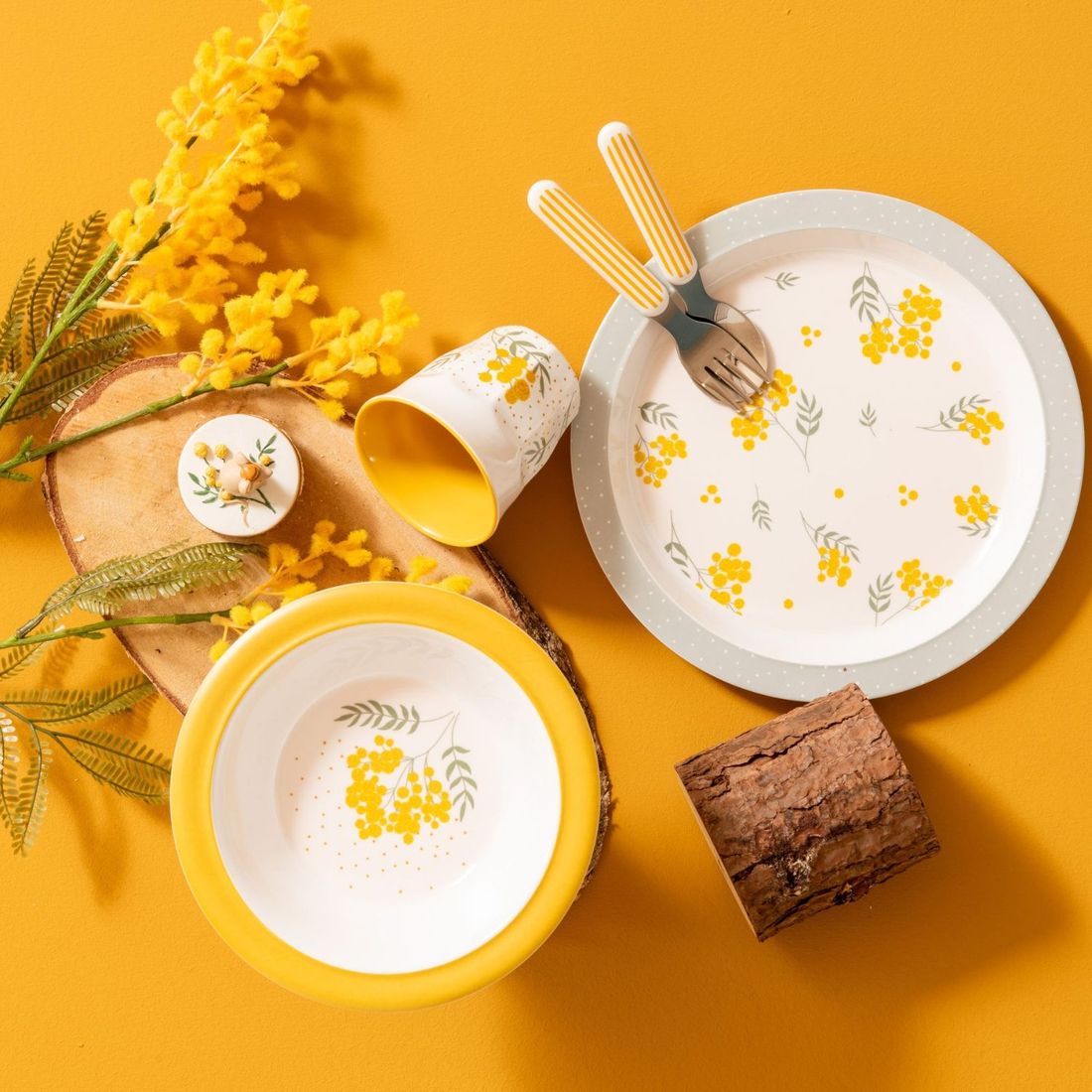 Coffret repas Mimosa (5 pièces) (Amadeus Les Petits) - Image 1